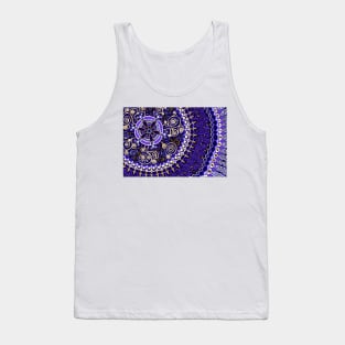 Purple and Gold Mandala Tank Top